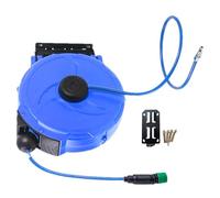 Enrouleur De Tuyau D'Arrosage Retractable - Support Souple et Professionnel de 12 Mètres | Enrouleur De Tuyau D'Arrosage À Fixation Murale,pour Arrosage Jardin Lavage Extérieur Garage