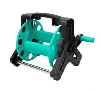 Enrouleur de tuyau en polypropylène de 25 m pour chariot pour une utilisation en extérieur robuste dans les stations de lavage de voiture et les jardins résidentiels (bleu lac)