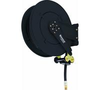 Enrouleur de tuyau gasoil/GNR automatique fixe 10m 25mm avec raccord 1' - DRAKKAR EQUIPEMENT - 56340