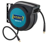 Hazet Enrouleur de tuyau d'arrosage 9040N-13 – Mural automatique, tuyau pneumatique Noir/Bleu