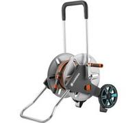 Enrouleur de tuyau métallique CleverRoll M, avec tuyau, pièces du système et buse. Or