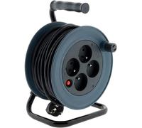 Enrouleur dérouleur rallonge electrique 15m 3G1 mm² 4prises transport sécurité