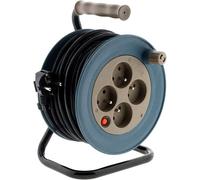 Enrouleur dérouleur rallonge electrique 15m 3G1 mm² 4prises transport sécurité