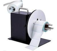 Enrouleur d'étiquettes automatique à vitesse réglable pour imprimantes - 185 mm, rembobinage bidirectionnel, synchronisé avec l'imprimante, compatible tous types d'imprimantes