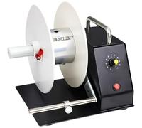 Enrouleur d'étiquettes automatique, enrouleur électrique avec déflecteur, largeur d'enroulement 20-110 mm, diamètre 180 mm, vitesse 1-8 pouces/s, pour la logistique, l'électronique et l'habillement.
