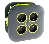 Zenitech Enrouleur domestique 4 prises 2P+T 16A - coupe-circuit - 7 m - Vert