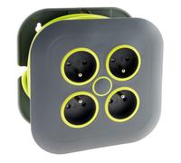 Enrouleur domestique 4 x 2P+T 16A + coupe-circuit - 7m - Vert - Zenitech