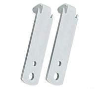 Enrouleur d'outils de clôture en métal pour clôture de jardin - Dispositif d'enroulement compact de 8,4 x 2,4 cm, construction compatible avec clôtures métalliques et métalliques (2 pièces)