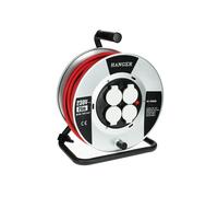 Enrouleur électrique 25 m H07RN-F 3G 2,5 mm flasque acier HANGER 600009