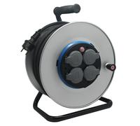 Enrouleur électrique chantier avec terre L.40 m ho7rnf 3g1.5, ELECTRALINE