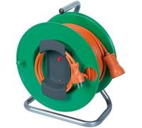 Enrouleur Électrique de Jardin 40m - Câble Orange 3x1,5 H05VV-F - Pratique et Résistant - D-Work