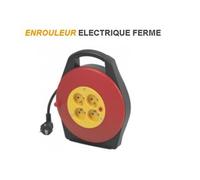 Enrouleur électrique ferme 10m (PVC 3 x 1,0 mm2) Outifrance G