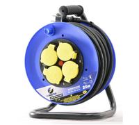 Enrouleur 4 prises-h07en-3g1.5mm²-25m -I-watts Pro