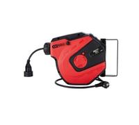 Enrouleur électrique mural 3x1.5 mm² 15m Rouge - 150.4217