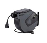 Enrouleur électrique mural, 3x2,5mm² - 15m - gris - KS TOOLS - 150.4318