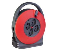 Enrouleur Électrique Poly Pool Rouge Et Noir H05VV-F 3x1,5 Mmq 5m PP2741