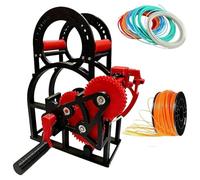 Enrouleur Manuel Bobines, Dispositif Rembobinage pour Filament 3D, Capacité 1 Kg, Conception Modulaire DéTachable, pour PassionnéS D'Impression 3D, Soudeurs Et Artistes Textiles(RED)