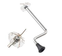 Enrouleur manuel - Outil de torsion de câble manuel - Outil d'enroulement en métal pour tissage, enroulement et tressage