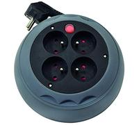 Enrouleur ménager compact 4 prises 16A+T 2m