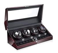 Enrouleur Montre Automatique Modes 12 boîtes Luxe Regords de Rangement Light LED