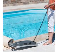Enrouleur motorisé bâche à barres Vektor 1 - Pour piscine jusqu'à 10x5 m - Batterie 12V, télécommande, supports inclus - Automatique, fabrication française, garantie 2 ans