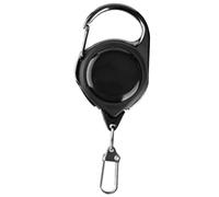 Enrouleur Porte-badge Télescopique Portable - Support Extérieur Polyvalent, Anneau Porte-clés Résistant, Idéal Randonnée, Voyage, Bureau, Travail, Événements, Accès Cartes D’identité Sécurisé Pratique