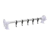 Enrouleur pour bâche de piscine avec base en plastique en aluminium, réglable de 2 à 5 m, avec roues et cordons pour piscine, piscine de jardin, jacuzzi, jacuzzi, housse