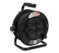 Enrouleur Rallonge - YATO - YT-81054 - 40m - Matériau solide - Avec prise de terre Multicolore