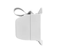 Enrouleur sangle blanc avec 5 mètres de sangle de 14 mm gris