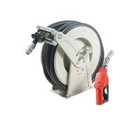 Enrouleur Tuyau Carburant Diesel 1,9cm×20m Avec Buse de Ravitaillement Auto 300PSI