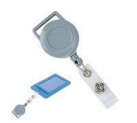 Enrouleurs de badges rétractables - Clips pour badges nominatifs | Clip porte-badge pour infirmières, travailleurs, école, support élastique pour enseignants, étudiants