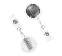 Enrouleurs de badges rétractables - Porte-badge robuste avec clip - Enrouleur de badge décoratif - Pour employés de bureau, médecin, infirmière