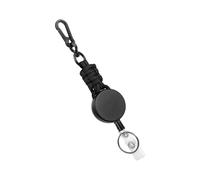 Enrouleurs De Badges Robustes Porte-clés Rétractables -mousqueton Pour Nom Carte Rétractable -mousqueton Robuste Bobines Pratiques