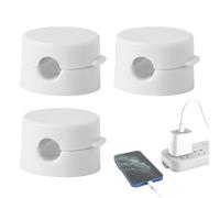 Enrouleurs de câble de données, clips de câble magnétiques, gestion du stockage du câble de charge | Gestion des câbles du chargeur USB du téléphone pour câbles USB, câbles réseau, câbles de