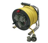 Enrouleurs de Câbles Pompier 230V 16A 50 M Enrouleur de Câble En 61316