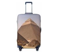ENRPTY Pyramides d'Égypte Valise Imprimée Decoraitve Housses de Valise Lavables Accessoires Bagages de Voyage, noir, Small