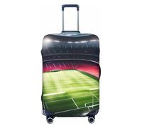 ENRPTY Stade Football Satdium Field Light Night Print Valise Decoraitve Covers Lavable Valise Cover Travel Bagages Accessoires, noir, Small