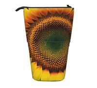 ENRPTY Trousse à crayons télescopique avec imprimé tournesol You Are My Sunshine - Grande capacité - Trousse de maquillage pour fournitures de bureau