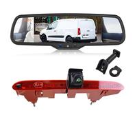 EnruigeOK Automovite Caméra de recul HD pour Citroën Berlingo Peugeot Partner Opel Combo E Toyota ProAce City avec écran miroir de 17,4 cm (kit de support # 1,5)
