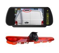 EnruigeOK Automovite Kit de caméra de recul Full HD pour Peugeot Expert, Citroën Jumpy/Dispatch, Toyota Proace (à partir de 2016) Vauxhall Vivaro C 2019 et plus récent (kit de montage à napon)