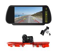 EnruigeOK Caméra de recul Full HD 1080p pour Citroën Jumpy, Peugeot Expert (à partir de 2016) avec moniteur miroir de 17,8 cm (kit #1)
