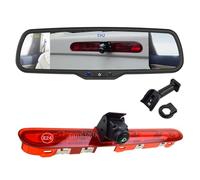EnruigeOK Feu de freinage HD pour véhicule avec caméra de recul pour Peugeot Expert, Citroën Jumpy/Dispatch, Toyota Proace (2016-présent) avec moniteur de tableau de bord de 17,4 cm (# kit de support