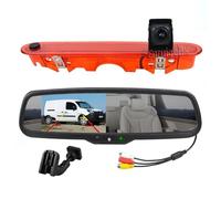 EnruigeOK Kit de caméra de recul pour Feux de Stop Grand Angle pour Renault Kangoo 2007-2021 Mercedes-Benz Citan 2012-2021 Caméra de recul pour Feux de Stop (Support n° 12 de 4,3 Pouces)