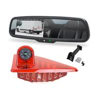 EnruigeOK Kit de Moniteur de caméra de recul de feu Stop pour Renault Master Nissan NV400 Opel/Vauxhall Movano 2010-2019 Vision Nocturne Caméra de recul étanche (Support de Moniteur 4,3 Pouces n° 1)