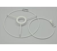 Ens. armature abat-jour conique Ø40 Ø30 cm