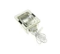 Ens douille+carter+joint+hublot de lampe halo 25w pour four hotpoint - f357301