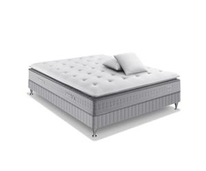 Ens EXTENSION 160x200 matelas H29 ressort ensachés, ferme, sommier,2 OREILLERS