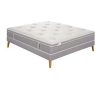 Ens LE VISIONNAIRE 140x190 matelas H27 ressort ensaches, ferme, sommier