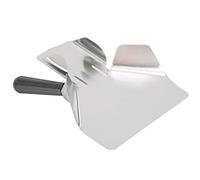 Ensacheuse de frites et de maïs soufflé, cuillère commerciale en acier inoxydable avec poignée, 7,7 x 8,9 x 3,4 po(Single Handle)