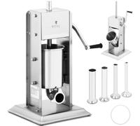 Ensacheuse manuelle verticale, en acier inoxydable, 3 l + 4 entonnoirs